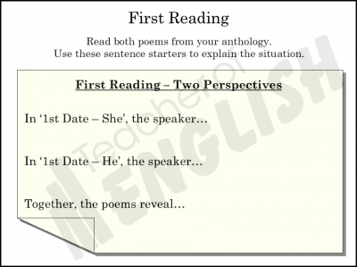 1st Date - She and 1st Date - He teaching resources lessons
