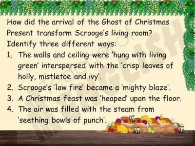 A Christmas Carol - Ghost of Christmas Present Part Two teaching ...