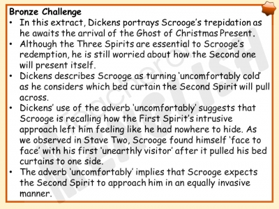 A Christmas Carol - Ghost of Christmas Present teaching resources lessons