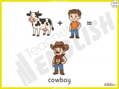 Compound Words - Year 1 teaching resources lesson