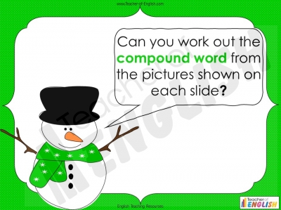 Compound Words for KS1 teaching resources lessons