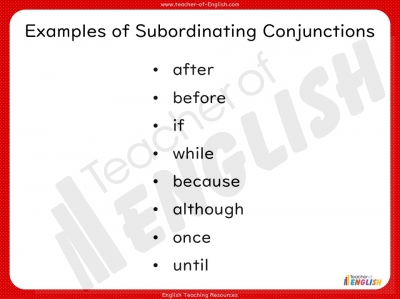 Conjunctions - Years 3 and 4 teaching resources lesson