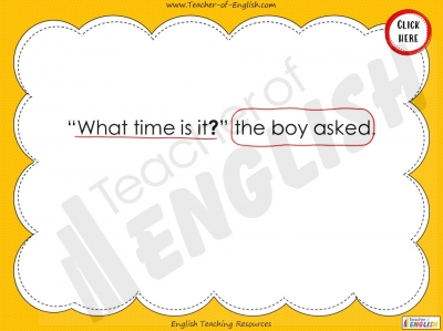 Direct Speech - Year 3 and 4 teaching resources lesson