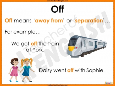 Easily Confused Words - Of and Off teaching resources lessons