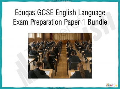 Eduqas GCSE English Language Exam Preparation Bundle - Paper 1 teaching ...