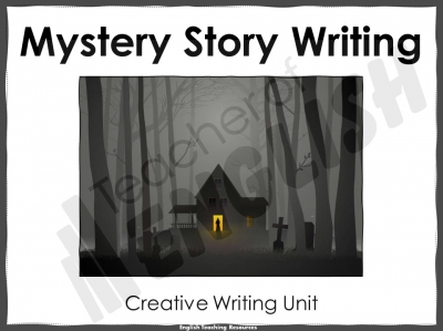 mystery story writing teaching resources unit of work