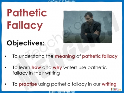 Pathetic Fallacy KS3 teaching resources lessons