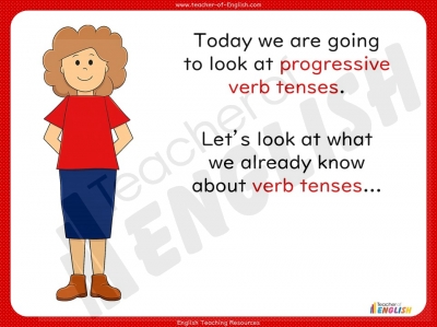 Progressive Present, Past and Future Tense - Years 3 and 4 teaching ...
