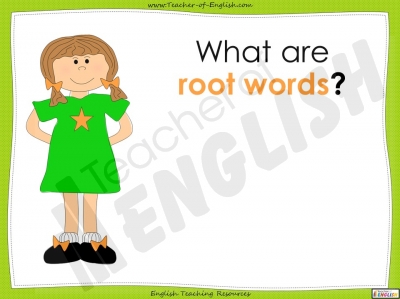 Root Words teaching resources lesson