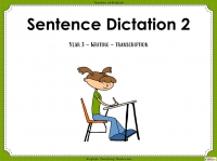 Year 3 Sentence Dictation Bundle teaching resources lesson