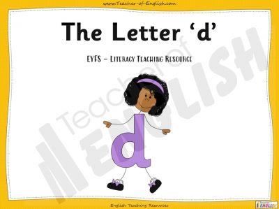 The Letter 'd' - EYFS teaching resources lessons