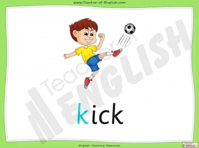 The Letter 'k' - EYFS teaching resources lessons