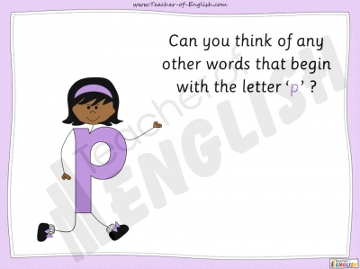 The Letter 'p' - EYFS teaching resources lessons