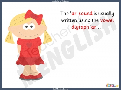 Vowel Digraph Making the 'ar' Sound - Year 1 teaching resources lesson
